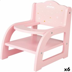 Seggiolina per Bambole Woomax 16,5 x 21 x 20 cm Rosa 6 Unità    