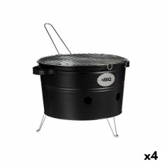 Barbecue Portatile Ferro Zinco 35 x 21 x 42 cm (4 Unità)    