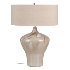 Lampada da tavolo Beige Ferro 40 W 221-240 v 49 x 49 x 66 cm    