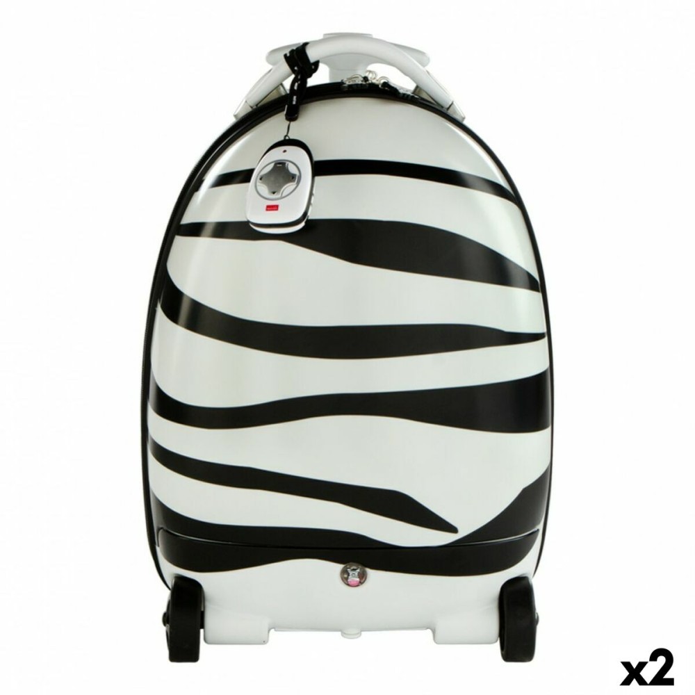 Zaino Trolley Rastar Per bambini Radiocomando Zebra 2,4 GHz 34 x 48 x 27,5 cm (2 Unità)    