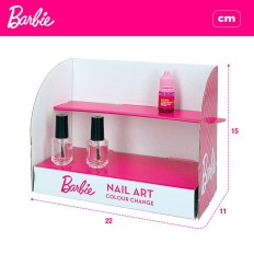 Kit per creare il trucco Barbie Studio Color Change Smalto per unghie 15 Pezzi    