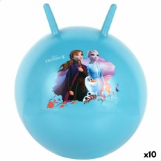 Palla che salta Frozen Ø 45 cm Azzurro (10 Unità)    