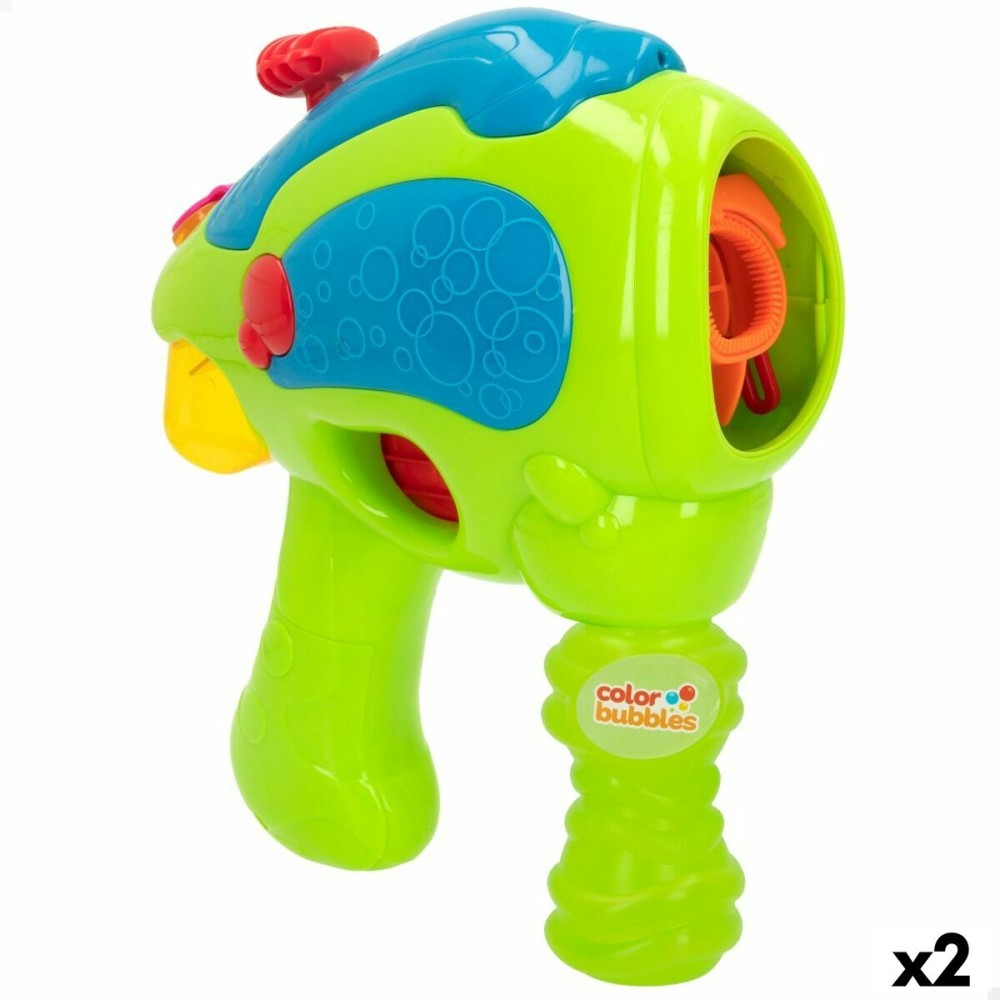 Gioco di Bolle di Sapone Colorbaby Verde Pistola 118 ml 20,5 x 23,5 x 8,5 cm (2 Unità)    