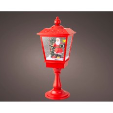 Torcia a LED Lumineo Rosso Babbo Natale Musica Movimento    