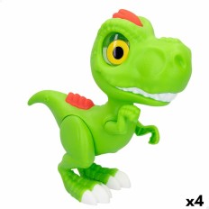 Statuetta Articolata Funville Dinosauro 23 x 21 x 8 cm 23 x 21,5 x 8,5 cm (4 Unità)    