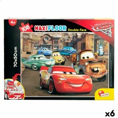 Puzzle per Bambini Cars Double-face 108 Pezzi 70 x 1,5 x 50 cm (6 Unità)    