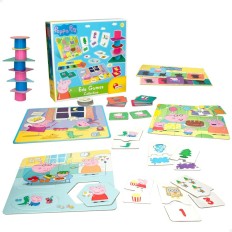 Gioco Educativo Peppa Pig Edu Games Collection 24,5 x 0,2 x 24,5 cm (6 Unità) 10 in 1    