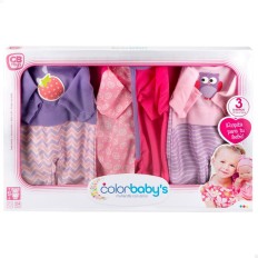 Vestiti per le bambole Colorbaby 3 Pezzi 6 Unità    