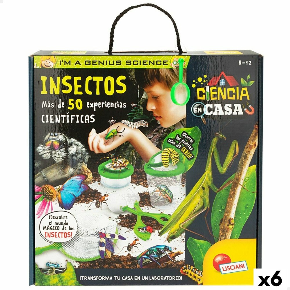 Gioco di Scienza Lisciani Insectos ES (6 Unità)    