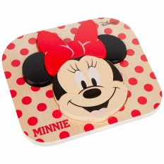 Puzzle di Legno per Bambini Minnie Disney 6 pcs (22 x 20 cm)    