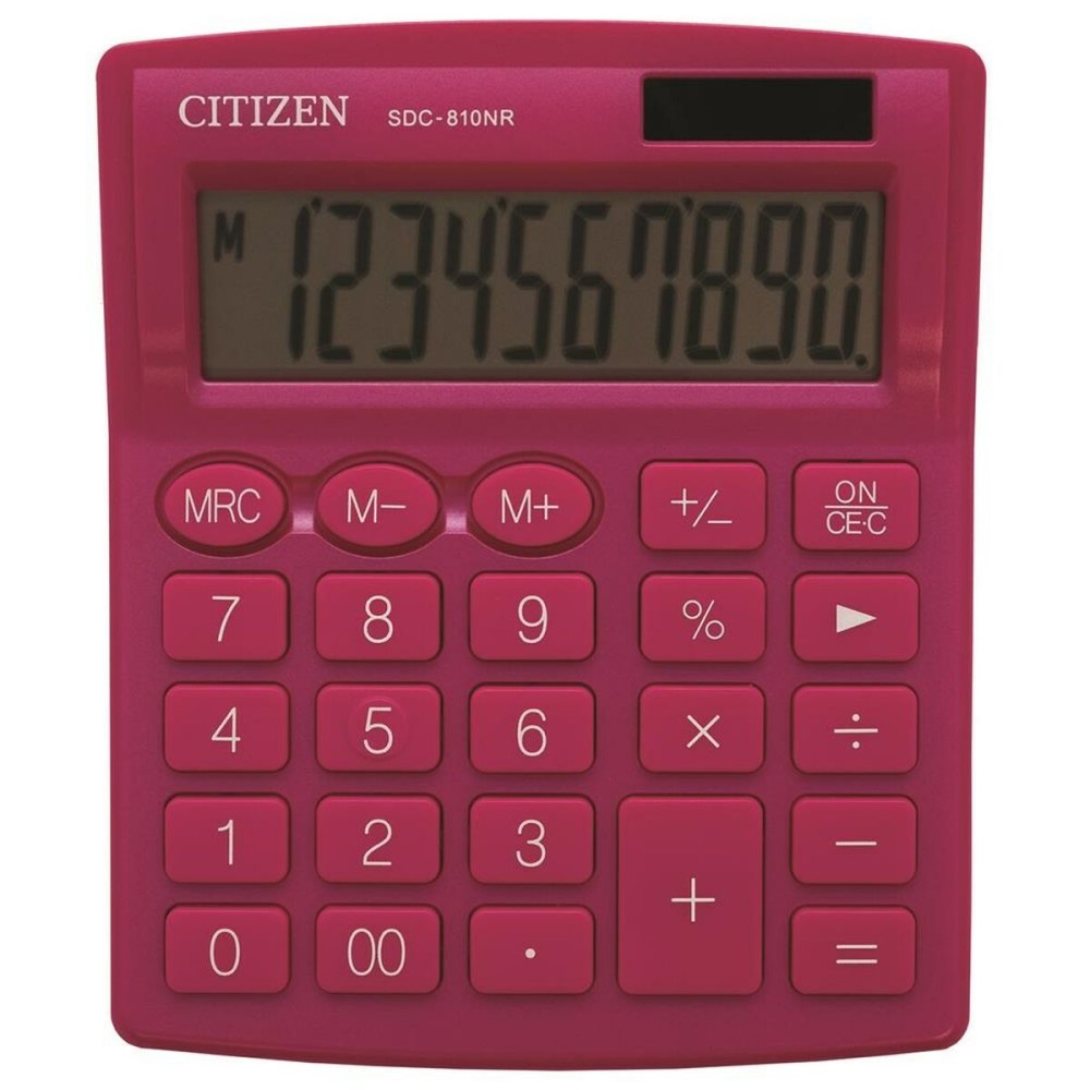 Calcolatrice Citizen CITIZEN SDC-810NRPKE Rosa Plastica    