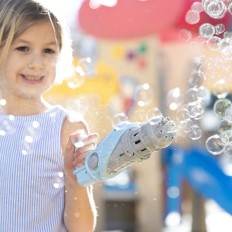 Pistola di Bolle di Sapone Bubblig InnovaGoods    