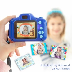 Fotocamera Digitale per Bambini Ricaricabile con Giochi Kiddak InnovaGoods    