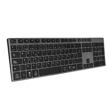 Tastiera Wireless Subblim SUB-KB-3ADE301 Grigio Qwerty in Spagnolo QWERTY Bluetooth 3.0    