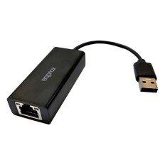 Adattatore Ethernet con USB 2.0 approx! APPC07V3 10/100 Nero    