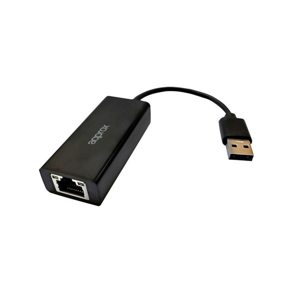 Adattatore Ethernet con USB 2.0 approx! APPC07V3 10/100 Nero    