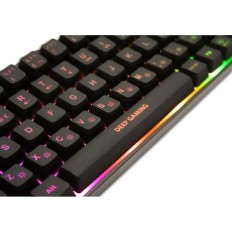 Tastiera CoolBox DG-TEC65-RGB Nero Qwerty in Spagnolo    