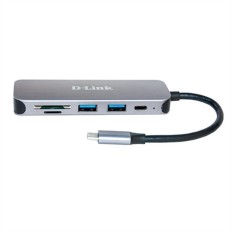 Hub USB D-Link DUB-2325 Grigio    