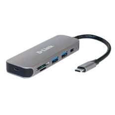 Hub USB D-Link DUB-2325 Grigio    