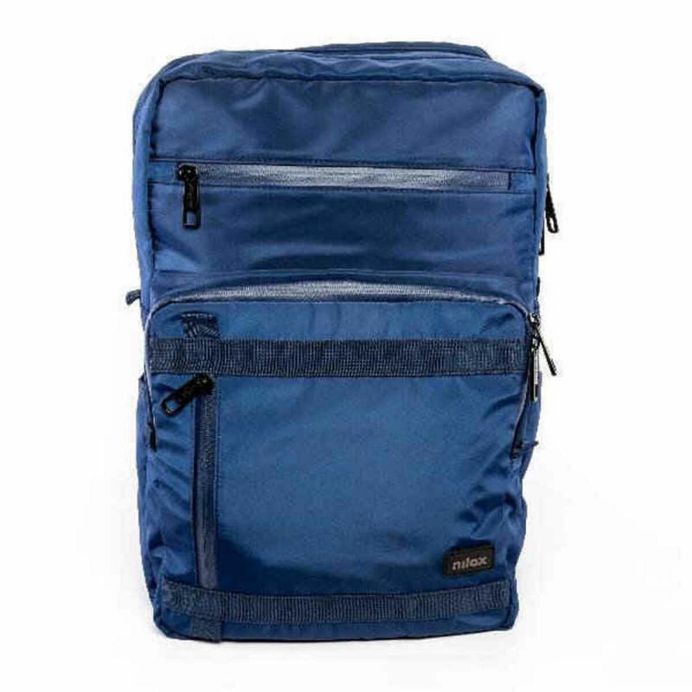 Zaino per Portatile Nilox NXBK012 15,6" Azzurro    