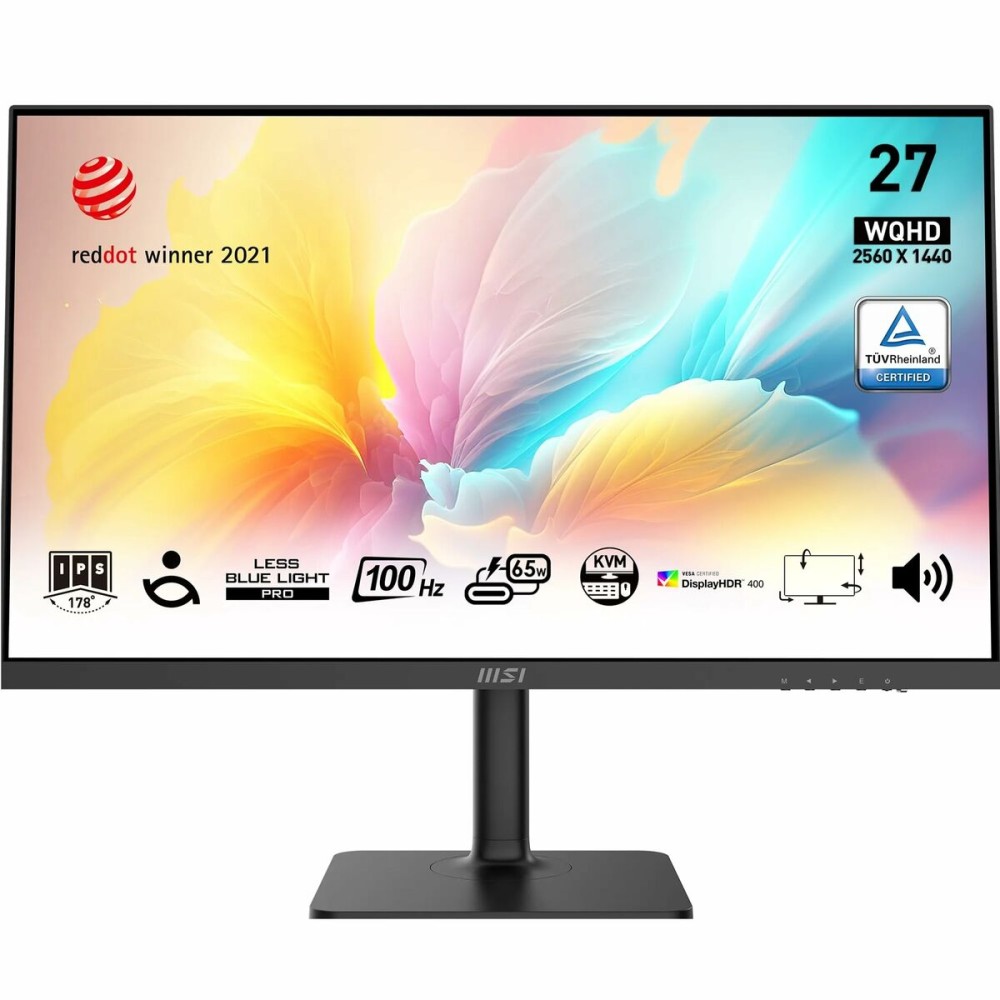 Monitor Gaming MSI Modern MD272QXPW 27" Wide Quad HD 100 Hz    