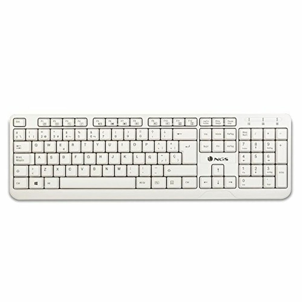 Tastiera NGS NGS-KEYBOARD-0284 Bianco    