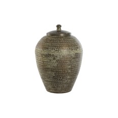 Vaso Home ESPRIT Verde Alluminio 40 x 40 x 49 cm    