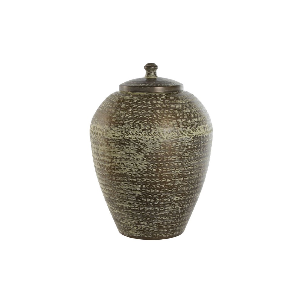 Vaso Home ESPRIT Verde Alluminio 40 x 40 x 49 cm    