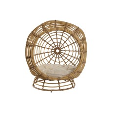 Letto per animali domestici Home ESPRIT Bianco Naturale rattan sintetico 60 x 58 x 58 cm    