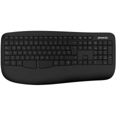 Tastiera Wireless Phoenix K201 Nero Qwerty in Spagnolo    