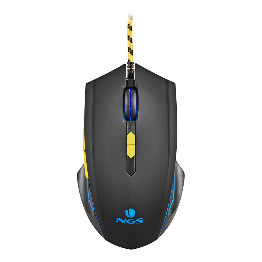 Mouse Gaming NGS GMX-123 Nero 3200 DPI (1 Unità)    