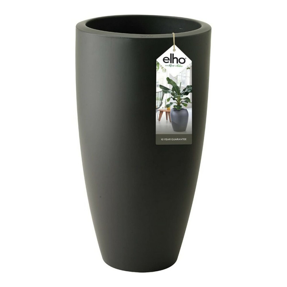 Vaso Elho 8885373042500 Antracite Plastica Rotondo Rotonda    