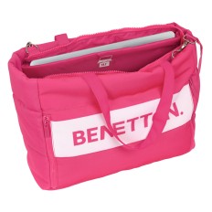 Valigetta per Portatile Benetton Raspberry Fucsia (54 x 31 x 17 cm)    