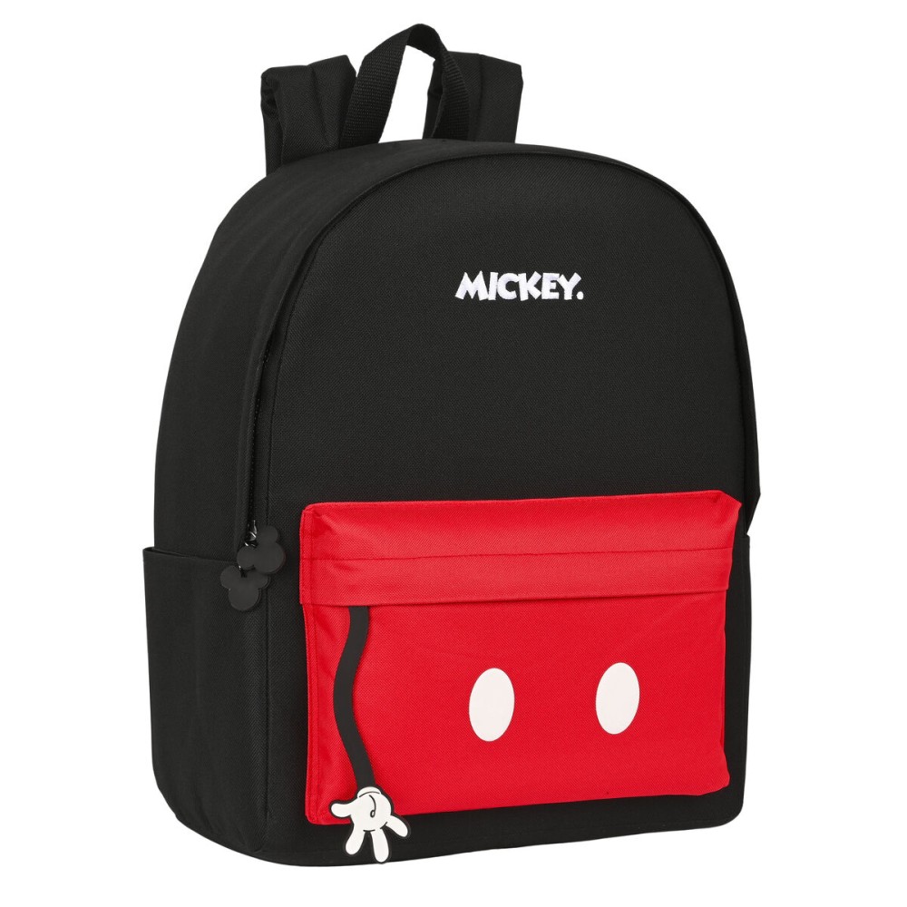 Zaino per Portatile Mickey Mouse Clubhouse  mickey mouse  Rosso Nero (31 x 40 x 16 cm)    