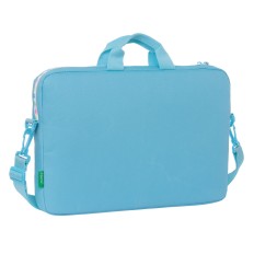 Valigetta per Portatile Benetton Spring Celeste 40 x 27 x 4 cm    