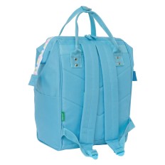 Zaino per Portatile Benetton Spring Blu cielo 27 x 40 x 19 cm    