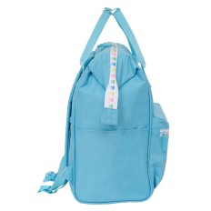 Zaino per Portatile Benetton Spring Blu cielo 27 x 40 x 19 cm    