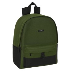 Zaino per Portatile Safta Dark Forest Nero Verde 31 x 40 x 16 cm    