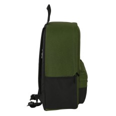 Zaino per Portatile Safta Dark Forest Nero Verde 31 x 40 x 16 cm    