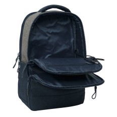 Zaino per Portatile Kappa Dark Navi Grigio Blu Marino 29 x 44 x 15 cm    