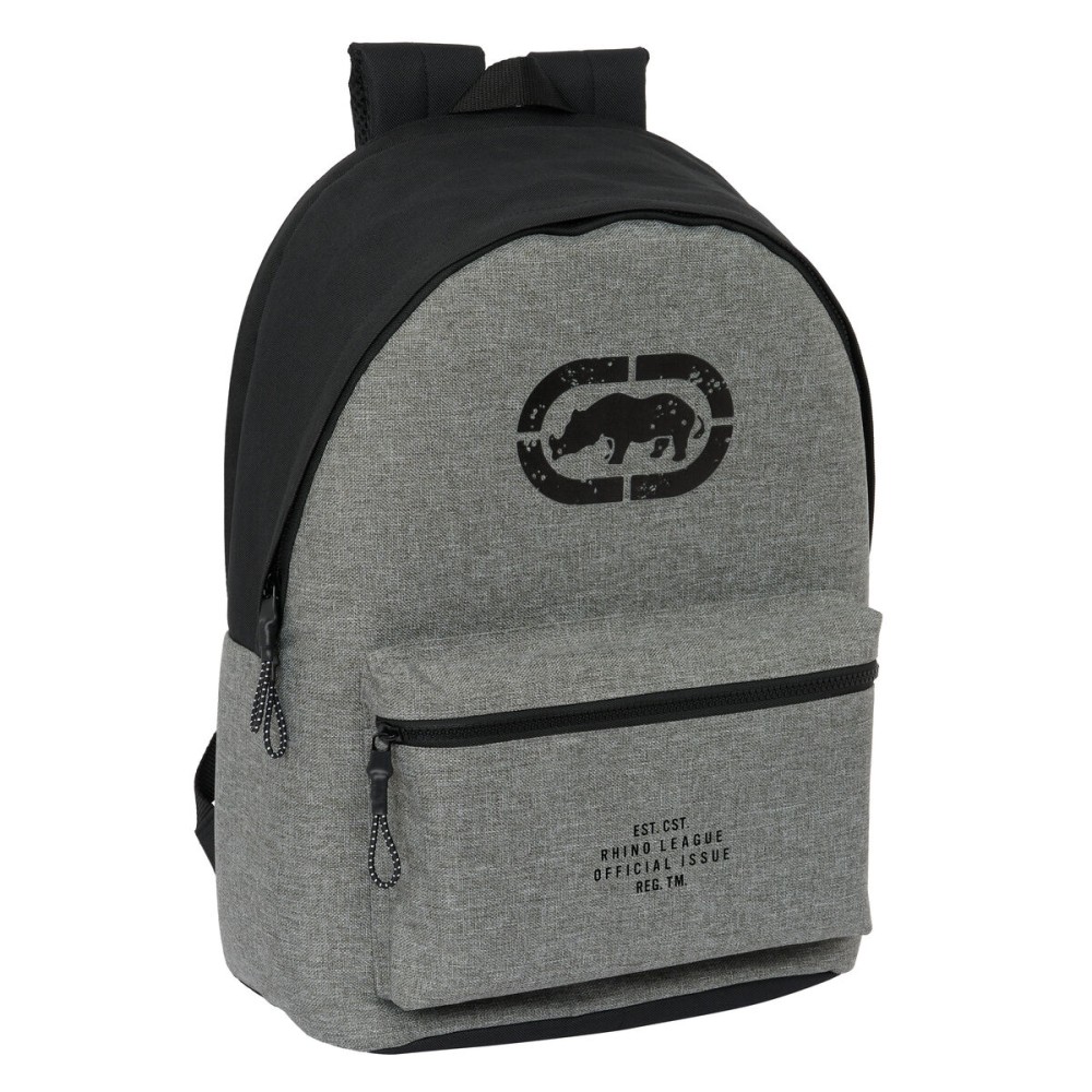 Zaino per Portatile Eck? Unltd. Rhino Nero Grigio 31 x 44 x 18 cm    