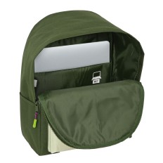 Zaino per Portatile Munich Bright Khaki Verde 31 x 40 x 16 cm    