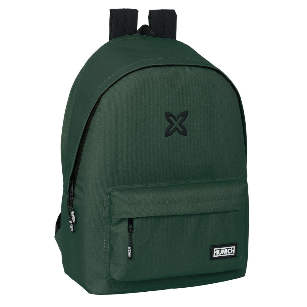 Zaino per Portatile Munich Basic Verde 31 x 44 x 18 cm    