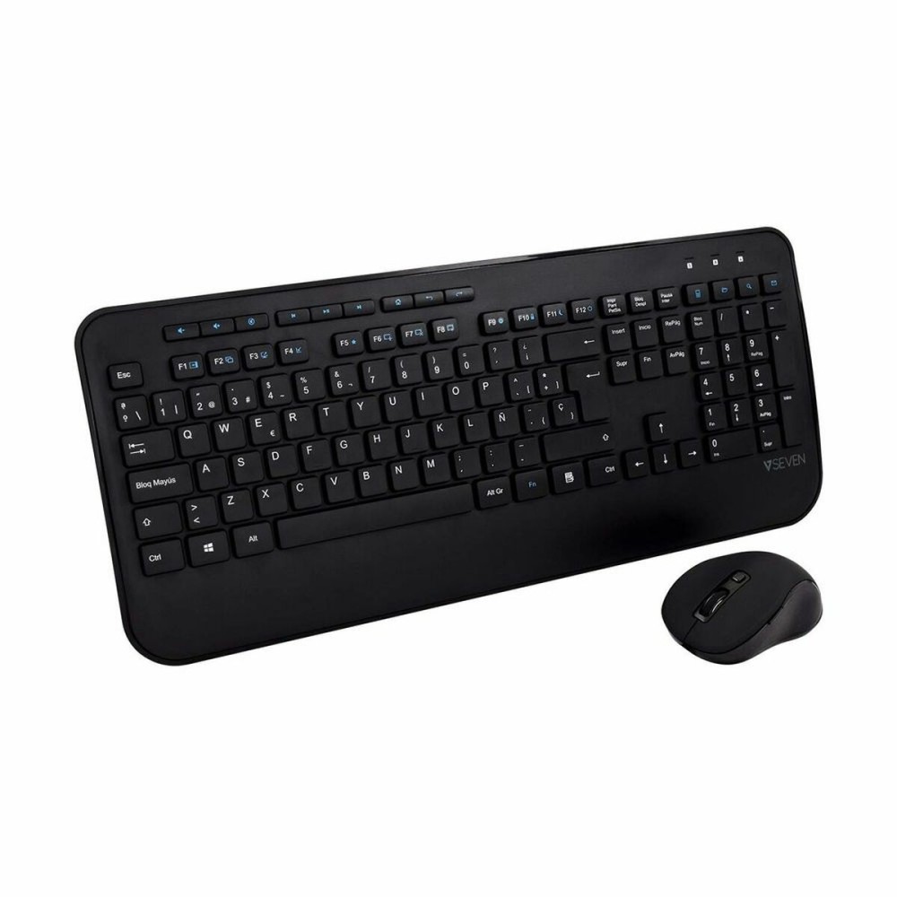 Tastiera e Mouse V7 CKW300ES Qwerty in Spagnolo Spagnolo    