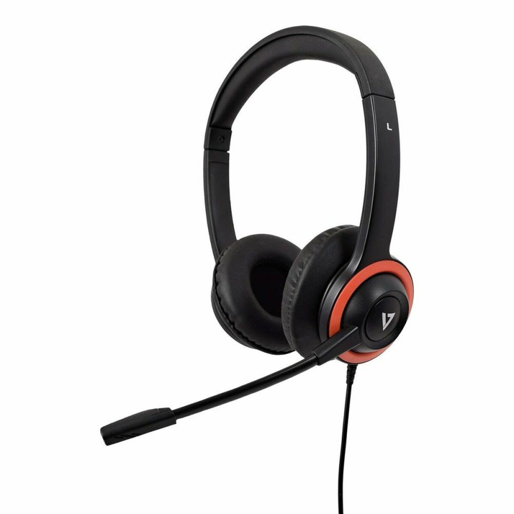 Auricolari con Microfono V7 HA530E Nero    