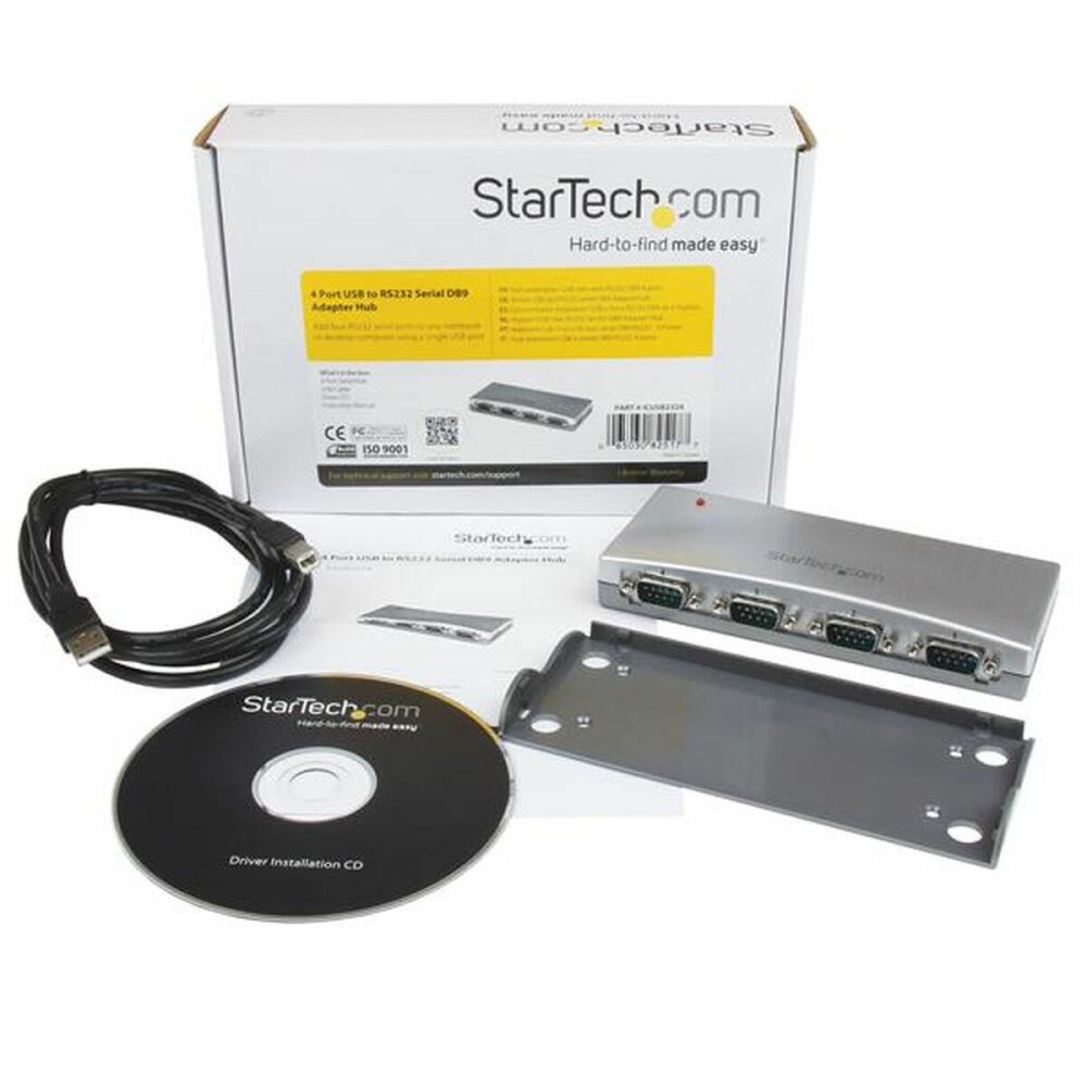 Adattatore USB con RS232 Startech ICUSB2324 Argentato    