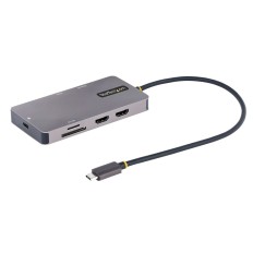 Hub USB Startech 120B-USBC-MULTIPORT Grigio 15 W    