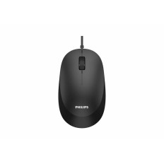 Mouse con Cavo e Sensore Ottico Philips SPK7207BL/00 1200 DPI Nero    