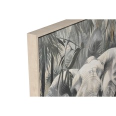 Quadro Home ESPRIT Verde Grigio Elefante Coloniale Dorato 63 x 4,5 x 93 cm (2 Unità)    