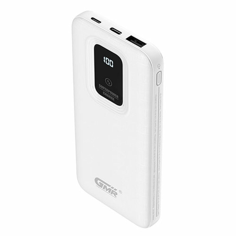 Powerbank Goms Ricaricabile Bianco USB-C    